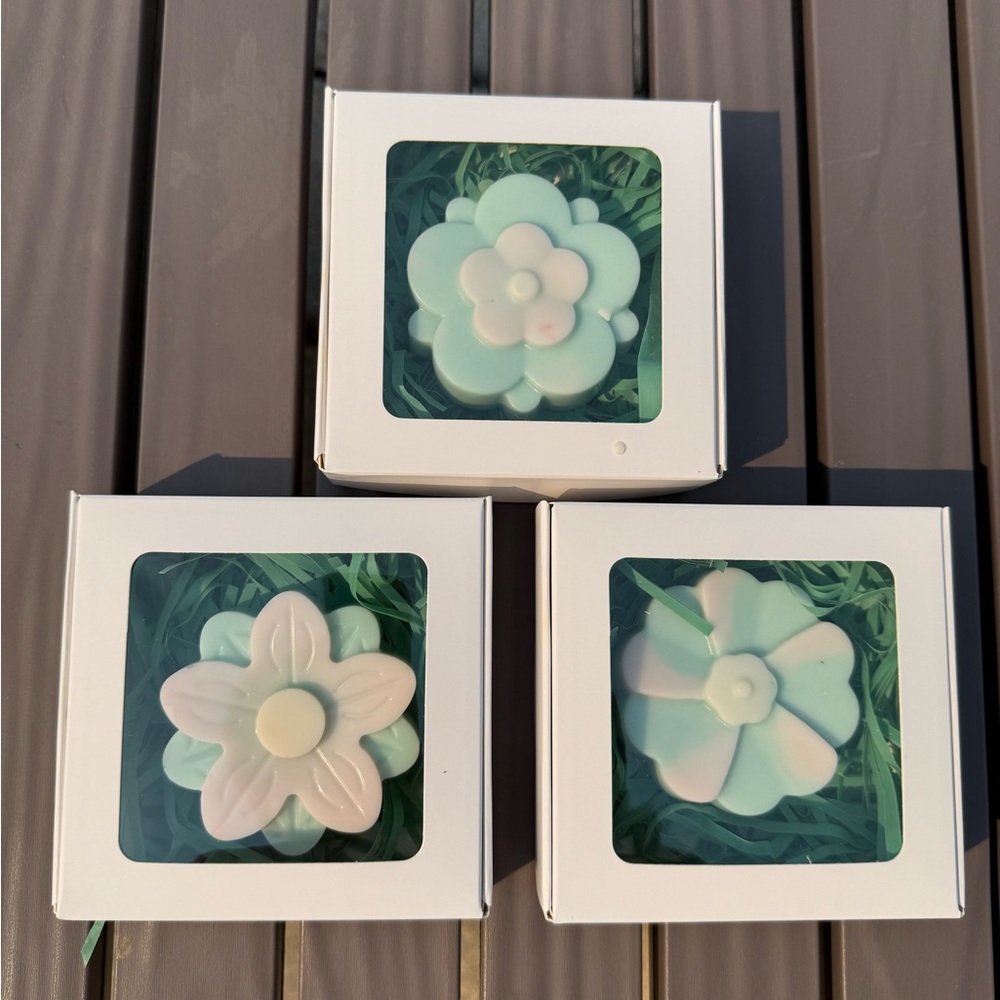 Three Leaf Floral wax Melt Set